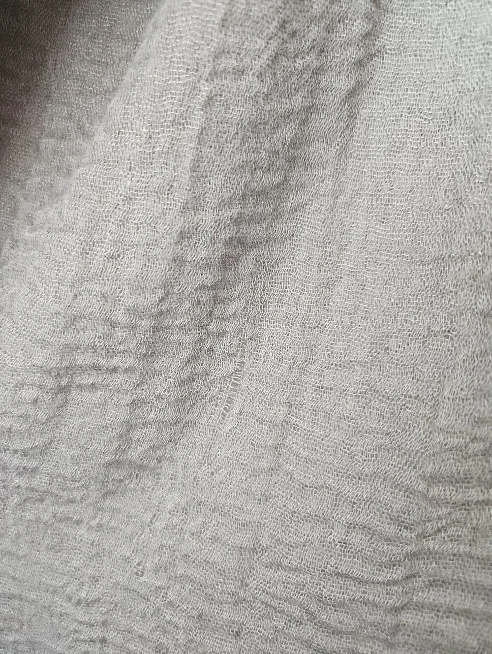 dark gray muslin cotton head scarf